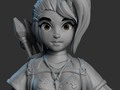 Personaje toon en proceso, buscando ideas para hacer un arco :D  #toon #pixologic #face #girl #digital #zbrush #game #concept #3dartist #3D #pixologic #zbrush #model #art#sculpt #charactermodel #digitalsculpting