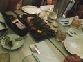 Hace unas noches, cenando con amigos!! _#Santru recomiendo este lugar!!