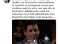Yo no tengo que callarme, yo no tengo que aguantar que a ningún funcionario le de la gana de no responderme. Las cosas no son así y ustedes deben entender esa mierda!