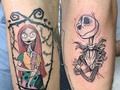 Feliz Día de San Valentín 🏹 (Jack & Sally). . . . #jackysally #jack #sally #tattooparejas #ink #inked #tattooartist #tattoostyle