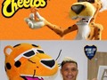 Uno es chester cheetos, el otro es chester drog@do 😂😂😂
