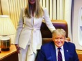 El suegro y ella @ivankatrump 😍  😂😂😂 (en Hongo Park)
