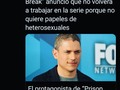 Imaginemos por un momento que fuera al revés: un actor heterosexual diciendo que no quiere papeles de personajes homosexuales…  Estaría colgado en una plaza con un cartelito que diría “homofóbico” (en Hongo Park)