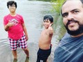 Tarde de “pesca” en el río… (en Laguna de las Lavanderas)