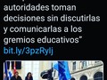 Qué se creen estos chotos?  Creen que es un gobierno colegiado?  Están muy mal acostumbrados!  Acá hay un gobierno elegido democráticamente que no tiene que estar pidiendo permiso ni consultando a ningún sindicato a cada rato, y menos a los de la educación que son los más politizados! En todo caso se ahorraría mucho tiempo yendo directamente a la sede del FA. (en Hongo Park)