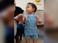 Tenemos Bebé de 8 Meses 🎉🎉Que Ya Quiere Caminar, así como lo ven en las fotos ya se para Solito, Ya Tiene Sus 2 dien de Abajo, aún No duerme Toda la Noche y sigue diciendo Mamá, Papá por toda la casa, támbien hace Viejito, . Pd: se Nos Cayó De la Cama Justo hoy después de su última siesta del Día 💔 . Cuando estaba embarazada había leído que existen 2 tipos de Madres 1las que se les caen los bebé de la cama y 2 las que se le caera 😦 . Cada Mes aparte de celebrar su vida y sus avances támbien celebro 1 mes más de Lactancia Materna y que No se me habia Caído de la cama le tenía terror a ese Momento pero ya Pasó Y gracias a Dios en Familia lo superamos💪 gracias Amor😘❤️