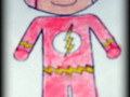 The Kid Flash Crayon art