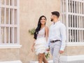 Un buen matrimonio está hecho de trabajo en equipo, respeto mutuo, admiración e interminables dosis de amor y gratitud. Pre-boda by @gloss_peluqueria  Make up y Hairstyle by @rhonyshamer  👗 @julioortizdisenador y @rafaelpalmaarte  📸 @luismezafoto