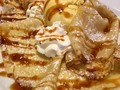 Crepes con helado de Vainilla, Chantillí y sirope de caramelo / Pancakes with vanilla ice cream, Chantilly and caramel syrup  #instagood  #good #instafood #gastronomia #artisanbakery #artisanbread #pastry #pastrylife #pasteleria #bistro #bakery #bread #humildad #food #foodporn  #cocinando #españa #lisboa #venezuela #foodpic #foodlife #cooking  #cake #chocolate #bitter  #cacao #chocolove #coockie #biscuit