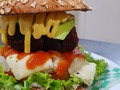 Nos antojaron con esta HAMBURGUESA DE POLLO VEG APANADO & Especial. Con Adición de Aguacate🥑🍔🤤 . . ¡Sé el Artista de tu plato! . . . . . Te esperamos en nuestro local de 4:00pm a 9:00pm o te llevamos tu pedido a tu domicilio; Llámanos o escríbenos (+57)3007552612 (4)7850122 . #Montería #Monteria #monteriacordoba  . . . #healthyfood #saludable #greengardencol #photooftheday #yummy #veganfood #meatless #monteriavende #Montería #monteriaventas #veganfood #cheeselover #veganfoodie #colombiaemprende #healthyfoodshare #veganfood #comidamonteria #desgranado #monteriafit #Monteríafit #comidavegetariana #veganosmontería #vegetarianosmonteria #veganrecette #comidavegana