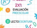 Maestra se acerca la entrega de las evaluaciones. 🍎 aprovecha nuestra promoción 2X1. Actualiza tu mochila profesional.  💡 La modalidad de la entrega del contenido será asincrónica.   📅 Podrán acceder al contenido a través de la plataforma de Google Classroom en nuestra Academia de Guía de Pekes E-Learning.   Temas:  1️⃣EVALUACIÓN PREESCOLAR  📍Ciclo de enseñanza - aprendizaje. 📍Tipos de evaluación. 📍Técnicas e instrumentos de evaluación. 📍 Estrategias para la evaluación preescolar.  2️⃣LECTOESCRITURA  📍Conciencia fonológica y fonémica desde edades tempranas.  📣¿QUÉ ESPERAS PARA REGISTRARTE?  $9.99 hoy en preventa  Se entregará material de apoyo digital y certificación por su participación.   Regístrate 👆🏼  En el link de mi bio