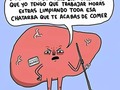 Buenas noches 🙌🏽  Si se consumen alimentos procesados y ultra procesados en exceso, especialmente aquellos que son ricos en grasas saturadas y azúcares añadidos, el hígado puede verse afectado negativamente.   Una ingesta excesiva de estos alimentos puede llevar a un aumento en los niveles de grasa en el hígado y desarrollar con el tiempo hígado graso, disfunción hepática y problemas de salud más graves.  Es importante tener una dieta equilibrada y saludable para evitar poner una carga excesiva en el hígado. Esto implica consumir alimentos frescos, ricos en nutrientes y limitar la ingesta de alimentos procesados y con alto contenido de grasas saturadas y azúcares añadidos.   Realiza actividad física, créeme que también es beneficioso para la salud hepática.  Saludos   #bajadepeso #desafiate #CambioRotundo