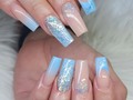 Uñas acrílicas🩵💫