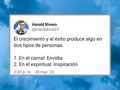 Siempre es importante reflexionar como hijos de Dios en como nos sentimos con el éxito de otros.  Eso nos ayudará a comprender un poco como estamos por dentro.