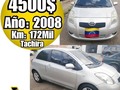 🏯▪Ubicación: San Cristóbal 💰▪Precio: 4500$ Neg 📨▪Teléfono:04141795858 👷▪Instagram: @dayanaescalante1 🔩▫Marca:toyota 🚘▫Modelo: yaris 📆▫Año:2008 📟▫Km: 172.000mil 🔧▫Transmisión: Sincronico 📥▫Acepta Cambio: si 💳▫Extra: 📖▫Unico Dueño: no 🔔▫Fallas:• #tachira #barinas #maracaibo #caracas #merida #barquisimeto #falcon #trujillo #maracay #valencia #guanare #zulia #anzoategui #monagas #cojedes #venezuela #sucre #puertoordaz #miranda #vargas #carabobo  #aragua #margarita #vendo #compro #tvcvzla #remato #guarico #TucarroVendelo #carro