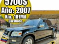 🏯▪Ubicación: Valencia - Carabobo 💰▪Precio: 5.700$ 📨▪Teléfono: 0424-455-55-79 👷▪Instagram: @carsventa.ve 🔩▫Marca: Ford 🚘▫Modelo: Sport Trac 📆▫Año: 2007 📟▫Km: 187.000 🔧▫Transmisión: Automática 4x4 📥▫Acepta Cambio: No 💳▫Extra: Original 📖▫Unico Dueño: Si 🔔▫Fallas: Ninguna ______________________________  ______________________________ #Toyota #yaris #4runner #Corolla #Tundra #Ford #fiesta #focus #ka #renault #twingo #logan #Mazda #Mitsubishi #montero #lancer #touring #Chevrolet #aveo #Spark #cruze #silverado #Jeep #Dodge #Kia #hyundai #Nissan #Honda #Audi #MercedezBenz  ______________________________