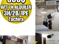 *Apartamento en alquiler totalmente equipado* 📍▪Ubicación: san Cristóbal, Barrio Sucre . Piso 3  💰▪Precio: 350$ 🏠▪︎ Instagram: @franciapascia @franciapasciarealtors 📲▪Contacto: 04127500706 🏬▫Tipo de Inmueble: apartamento  📋▫Tipo de Operación: Alquiler  📏▫ Metros cuadrados: 120 metros2 🛏▫ Habitaciones: 3, la principal con vestier y baño privado. 🚽▫Baños: 2 🚘▫ Puestos de Estacionamiento: 1 techado. 💳▫Extra: Piso 3  Queda totalmente amoblado.  Adicional ;  Inversor ( no te faltará la luz) internet DirecTV Lavadora secadora Calentador. 📖▫ Condiciones: excelentes 🚱▫ Servicios: Todos
