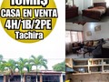 📍▪Ubicación: calle trasandina, ( entre palo gordo y las vegas, cuesta la molinera. Urbanización luna Mar . san Cristóbal. 💰▪Precio: 16.000$ 🏠▪︎Instagram: @franciapasciarealtors @franciapascia 📲▪Contacto:04127500706 🏬▫Tipo de Inmueble: Casa 📋▫Tipo de Operación: Venta 📏▫ Metros cuadrados:  🛏▫ Habitaciones: 4 🚽▫Baños: 1 terminado y 1 en obra gris. 🚘▫ Puestos de Estacionamiento: 2  💳▫Extra:1 solo nivel  Sala  Comedor  Cocina  Área de servicios Área social Techo de machimbre  Piso de cerámica / y partes en cemento pulido  Portón privado  Tanque aéreo de 1500 litros. 📖▫ Condiciones: excelentes 🚱▫ Servicios: queda con línea CANTV e Internet.