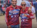 Un #Tbt🔙 Santo   Somos #LVC somos Vinotinto 🇱🇻 Centauros de Carabobo @centaurosdecarabobo   Dímelo perra 😂😂 @monchitofuenmayor07 gracias al monstruo de la fotografía @dudamelcarlos  #coleo  #torneo  #temporada