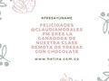 Felicidades @claudiamorales.pm eres la ganadora de este espectacular curso de fresas perfectas¡ y aprenderas todo lo necesario para hacer brillar aún mas tu camino al éxito y al empoderamiento con el arte de las fresas con chocolate! Escríbenos por interno para contarte un poco mas!!!