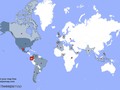 Mis seguidores viven en Ecuador(58%),México(9%),Estados Unidos(8%) y más