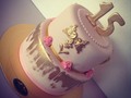 #tortas #cumpleaños #celebración #15años #fiestas #feliz #dorado #rosas