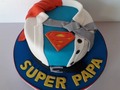 #torta #cumpleaños #celebración #super #papá