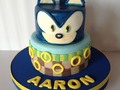 #torta #cumpleaños #sonic #serie #videojuego #niño #Aarón #celebración #familia