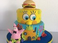 #torta #cumpleaños #celebración #familia #amigos #bobesponja #patricio #calamargo #cangrejoburguer #fondodebikini #hamburguesas #doncangrejo🦀 #vainilla #7años #Juan Andrés ..... Tú torta soñada 😉😊