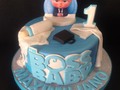 #torta #cumpleaños #celebración #1año #bossbaby #vainilla #chocolate #familia #maximiliano #tetero #pañal .... Tú torta Soñada 😊😉