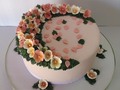 #torta #cumpleaños #mamá #vainilla #flores #ffelicidas #celebración #familia #disfrutar .... Tú torta soñada 😊😉