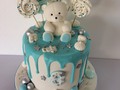 #torta #cumpleaños #celebrar #familia #amigos #8años #oso #dulces #vainilla #chupetas .... Tú torta soñada 😉😊😍