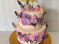 #torta #cumpleaños #fiesta #celebrar #vida #mariposas #rosado #lila #fondant #chocolate #relleno #nutella … Tu Torta Soñada ☺️☺️😘🎂