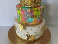 #torta #cumpleaños #fiesta #celebrar #vida #princesa #Viki #amigos #familia #tayday #mariposa #corona #dorada #glamour …Tú Torta Soñada ☺️😉😍🎂