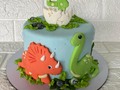 #torta #bebe #dinosaurios #4 #celebrar #vida #amor #vainilla #colores #fondant … Tú Torta Soñada ☺️😉😍🎂