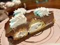 Torta Capuchino con Profiteroles …. Tú Torta Soñada☺️😉😁🎂☕️🍫🍰