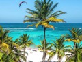 Sombrero 🌴  El cayo perfecto para toda la Familia! Puedes quedarte en la arena bajo palmeras o toldos disfrutando de la vista, puedes ir a hacer snorkel y te sorprenderías de lo que ves a tan poca distancia, también puedes hacer Kiteboarding y disfrutar de la claridad del agua  📍Parque nacional Morrocoy, Venezuela  @saab.visual   #tucacas #venezuela #playa #beach #venezuela #playasdevenezuela #morrocoy #cayosombrero