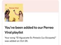 Gracias Spotify_LATAM por añadir a “El Aguacate Es Potasio” a la lista de reproducción PERREO VIRAL 😳