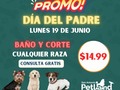 📣PROMO DÍA DEL PADRE📣🎉🎊  ✅️ Baño y corte cualquiera raza a tan solo $14.99 🙌🏻🎊🎉  ✅️CONSULTA GRATIS✅️  No incluye transporte.  Llámanos y agenda tu cita: 📲+507 6638-6310  ☎️239-3322   📍Estamos ubicados en San Antonio, Vía Tocumen, Edificio Plaza Jireh   ¡Te esperamos!  #Petland #sanantoniopetland #clinicaveterinaria #promo #bañoycorte #raza #pets #petslover #panamapets #panama #ladoña #brisasdelgolf #sanantonio #cerroviento #sanmiguelito