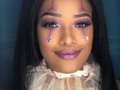💜Happy Glam Clown with a Purple Heart💜 Propuesta para el #makeupchallengepanama by @rvondark 🎪 Circo Mágico 🎪 🎪Primer de @prolux_cosmetics @moistpanama 🎪Cejas @anastasiabeverlyhills dipbrow pomade tono #ebony • 🎪La Girl Pro Conceal @lagirlcosmetics tono Cool Tan. • 🎪Base @maybellinepanama Fit Me tono 355.👌🏽 🎪Loose Powder @flormarpanama tono 06 Sun Powder. • 🎪Ojos: Norvina Palette @anastasiabeverlyhills & #JamesCharlesPalette 👌🏽 • 🎪Blush y highlighter de la paleta #39lpalette .✨ • Labial gloss + sombras 🎨 • Shimmer Spray Gold ✨@lagirlcosmetics @moistpanama ✨