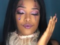 💜Happy Glam Clown with a Purple Heart💜 Propuesta para el #makeupchallengepanama by @rvondark 🎪 Circo Mágico 🎪 🎪Primer de @prolux_cosmetics @moistpanama 🎪Cejas @anastasiabeverlyhills dipbrow pomade tono #ebony • 🎪La Girl Pro Conceal @lagirlcosmetics tono Cool Tan. • 🎪Base @maybellinepanama Fit Me tono 355.👌🏽 🎪Loose Powder @flormarpanama tono 06 Sun Powder. • 🎪Ojos: Norvina Palette @anastasiabeverlyhills & #JamesCharlesPalette 👌🏽 • 🎪Blush y highlighter de la paleta #39lpalette .✨ • Labial gloss + sombras 🎨 • Shimmer Spray Gold ✨@lagirlcosmetics @moistpanama ✨