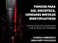 Identifícate con tu ponche personal, Promo solo para DJS, discotecas móviles, unidades móviles! La entrega de tu ponche es inmediata pídelo por whatsapp 65630333