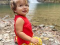 Papá me gusta mucho esa agua 💦 quiero venir de nuevo 🤩😍🙌🏻🍼⛰ 😅 #GM🍼