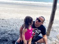 Hija, después de semanas que me pedías que querías ir a la playa 🏝️, te cumplí. Demore es por que estuviste malita, y papá solo quería cuidarte. Cuando crezcas y veas esto sabrás qué papá siempre dará todo por cumplirte todas las promesas 😍😍😍 te amo 💕 mi #gmmatic🍼