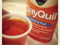 Just an artsy picture of my drink of choice atm #dayquil #sickpants