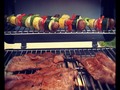 Oh just some #carneasada and #kabobs with my lovey bum @mrwerbs