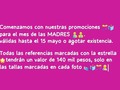 Solo en las tallas disponibles 🌟