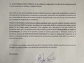 El abogado accamilot renunció "irrevocablemente" al cargo de Magistrado Propietario de la SalaCnalSV