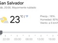 El clima acá en Belmopán