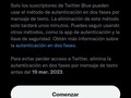 la libertad en tuiter que tanto pregonaban es pagar por la autenticación en dos pasos, pagar por seguridad 🤡